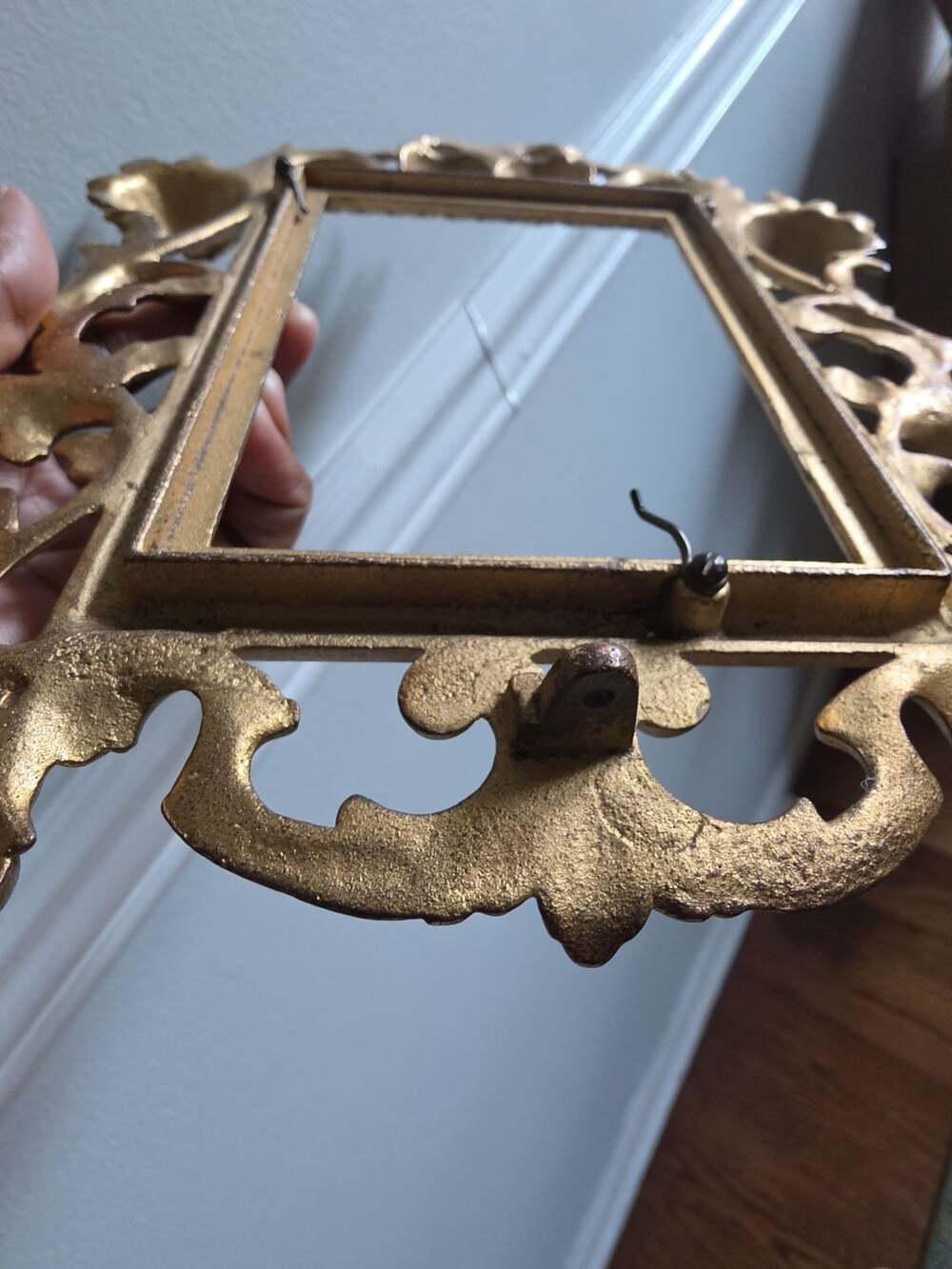 Antique Rococo Style Brass Picture Frame - , - Picture 10 of 10